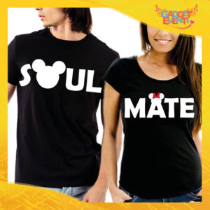 T-Shirt Coppia Maglietta "Soul Mate Topolino" Gadget Eventi