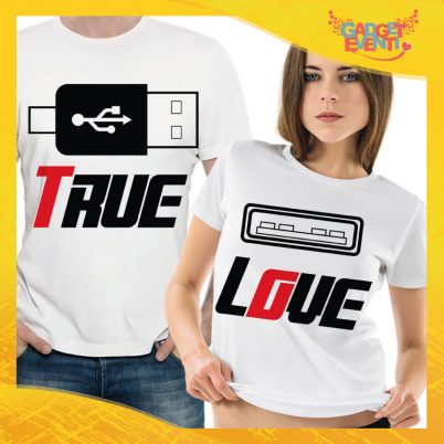T-Shirt Coppia Maglietta "True Love" Gadget Eventi