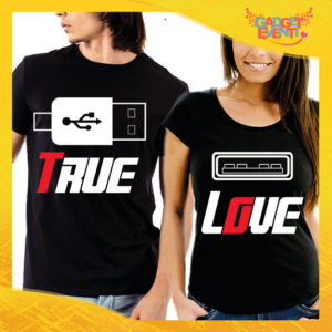 T-Shirt Coppia Maglietta "True Love" Gadget Eventi
