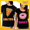 T-Shirt Coppia Maglietta "Salted and Sweet" Gadget Eventi