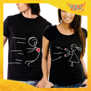 T-Shirt Coppia Maglietta "Forza di Attrazione" Gadget Eventi
