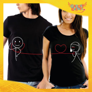 T-Shirt Coppia Maglietta "In Cerca di Amore" Gadget Eventi