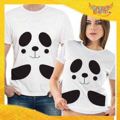 T-Shirt Coppia Maglietta "Panda Innamorato" Gadget Eventi