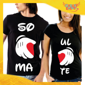 T-Shirt Coppia Maglietta "Soul Mate" Gadget Eventi