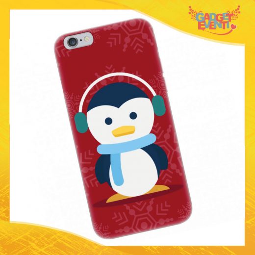 Cover Smartphone Natale Cellulare Tablet "Pinguino" Gadget Eventi