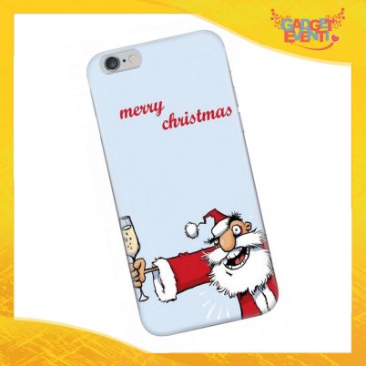 Cover Smartphone Natale Cellulare Tablet "Babbo Natale ubriaco" Gadget Eventi