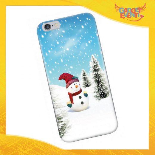 Cover Smartphone Natale Cellulare Tablet "Babbo Natale di neve" Gadget Eventi
