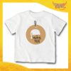 T-Shirt Bimbo Maglietta Natale "Cappellino Per Mamma e Papà" Gadget Eventi