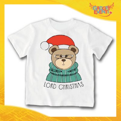 T-Shirt Bimbo Maglietta Natale "Lord Christmas Teddy Bear" Gadget Eventi