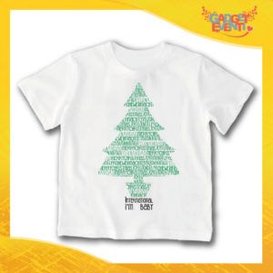 T-Shirt Bimbo Maglietta Natale "Lord Christmas Albero di Natale" Gadget Eventi