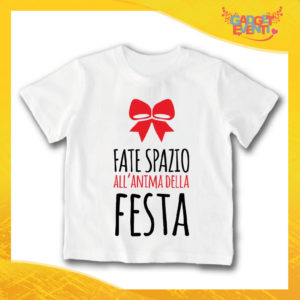 T-Shirt Bimbo Maglietta Natale "Lord Christmas Anima della Festa" Gadget Eventi
