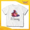 T-Shirt Bimbo Maglietta Natale "Regali Christmas Time" Gadget Eventi