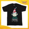 T-Shirt Bimbo Maglietta Natale "Folletto Natale in Famiglia" Gadget Eventi