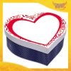 Scatola a Cuore Blu Pois San Valentino Love "Big Heart" Gadget Eventi