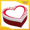 Scatola a Cuore Rosso Scuro San Valentino Love "Big Heart" Gadget Eventi