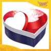 Scatola a Cuore Blu Pois San Valentino Love "Heart Box" Gadget Eventi