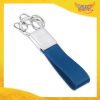 Portachiavi Blu Royal con Mini Anelli "Saturn" Gadget Eventi