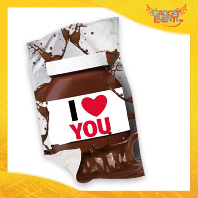 Plaid Coperta in Pile "I Love You Cioccolato" San Valentino Gadget Eventi