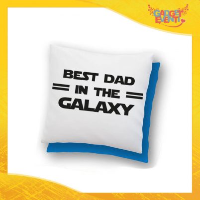 Cuscino Quadrato "Best Dad Galaxy" Idea Regalo Festa del Papà Gadget Eventi