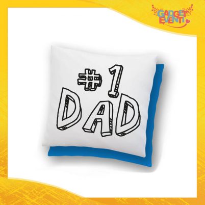 Cuscino Quadrato "First Dad" Idea Regalo Festa del Papà Gadget Eventi
