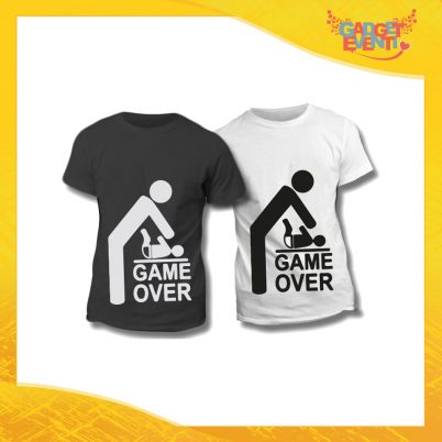 Maglietta T-Shirt Regalo Festa del Papà "Game Over" Gadget Eventi