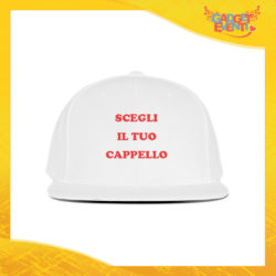 Scegli il tuo Cappello Ricamato Berretto Snapback Visiera Larga Gadget Eventi