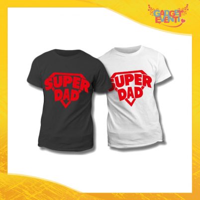 Maglietta T-Shirt Regalo Festa del Papà "Super Dad" Gadget Eventi