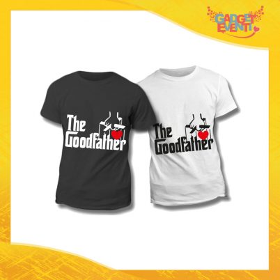 Maglietta T-Shirt Regalo Festa del Papà "The Goodfather" Gadget Eventi