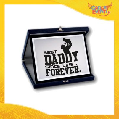 Targa Decorativa "Best Daddy Forever" Idea Regalo Festa del Papà Gadget Eventi