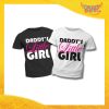 T-Shirt Bimbo Femminuccia "Daddy's Little Girl" Idea Regalo Bambino Festa del Papà Gadget Eventi