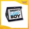 Targa Decorativa Maschietto "Daddy's Little Boy" Idea Regalo Festa del Papà Gadget Eventi