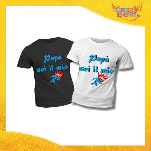 T-Shirt Bimbo "Sei il Mio Re" Idea Regalo Bambino Festa del Papà Gadget Eventi