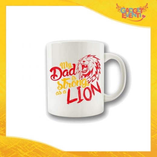 Tazza Femminuccia "Dad Lion" Colazione Breakfast Mug Idea Regalo Festa del Papà Gadget Eventi