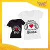 Maglietta, t-shirt idea regalo festa della mamma femminuccia "Ama i suoi bimbi" - Gadget Eventi"