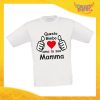 Maglietta Bambino Bambina "Ama sua Madre" Idea Regalo T-shirt Festa della Mamma Gadget Eventi