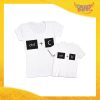 Coppia t-shirt bianca bambino "Copia Incolla" madre figli idea regalo festa della mamma gadget eventi