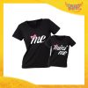 Coppia t-shirt nera femminuccia "Mini Me" madre figli idea regalo festa della mamma gadget eventi