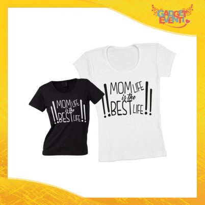Maglietta, t-shirt idea regalo festa della mamma "Mom Life" - Gadget Eventi