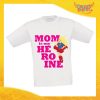 Maglietta Bambino Bambina "Mom is my Heroine" Idea Regalo T-shirt Festa della Mamma Gadget Eventi
