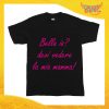 Maglietta Bambino Bambina "Bello Bella io" Idea Regalo T-shirt Festa della Mamma Gadget Eventi