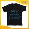 Maglietta Bambino Bambina "Bello Bella io" Idea Regalo T-shirt Festa della Mamma Gadget Eventi