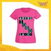 T-Shirt Donna Fucsia "Anche io ho la Tartaruga" Maglia Maglietta per l'estate Grafiche Divertenti Gadget Eventi