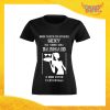 T-Shirt Donna Nera Personalizzata per Mestiere "Barista" Barmaid Maglietta per l'estate Gadget Eventi