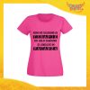 T-Shirt Donna Fucsia "Terapia Vacanza" Maglia Maglietta per l'estate Grafiche Divertenti Gadget Eventi