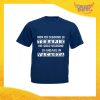 T-Shirt Uomo Blu Navy "Terapia Vacanza" Maglia Maglietta per l'estate Grafiche Divertenti Gadget Eventi