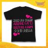 Maglietta Nera Femminuccia Bimba "Mi hanno fatto così bella" Idea Regalo T-Shirt Gadget Eventi