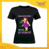 T-Shirt Donna Nera "Salva una Pianta" Maglia per l'estate Idea Regalo Maglietta Femminile Gadget Eventi