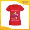 T-Shirt Donna Rossa "Salva una Pianta" Maglia per l'estate Idea Regalo Maglietta Femminile Gadget Eventi