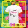 T-Shirt Uomo Bianca "I Love Salerno" Maglietta Estiva della tua Città Idea regalo gadget Eventi