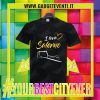 T-Shirt Uomo Nera "I Love Salerno" Maglietta Estiva della tua Città Idea regalo gadget Eventi